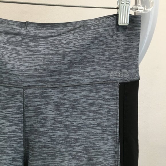 VICTORIAS SECRET PINK Bonded Color Block Pull On Activewear Leggings - Picture 11 of 11